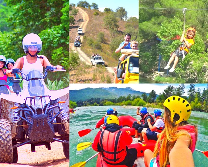 Super Combo: Rafting, Quad or Buggy Ride, Zipline, Jeep Tour - Booking Options