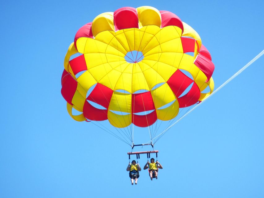 Bali: Parasailing, Jet Ski, Banana Boat & Water Blow Visit - Fun on Banana Boat