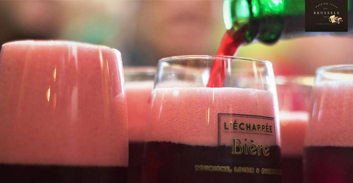 Brussels: Beer Tasting Tour With 8 Beers and Snacks - Tour Itinerary