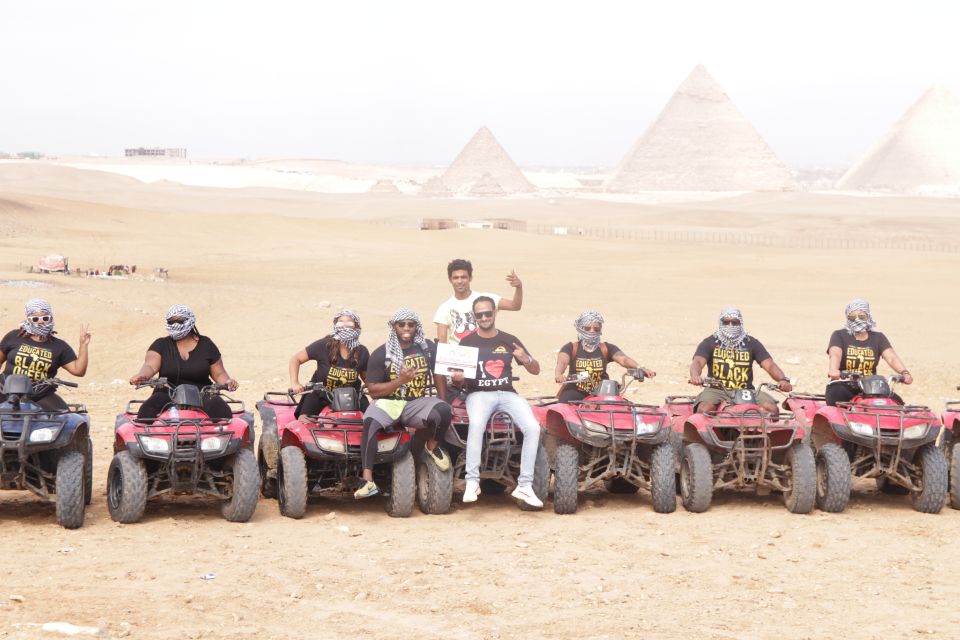 Cairo: Giza Pyramids Tour With Quad Bike Safari & Camel Ride - Common questions