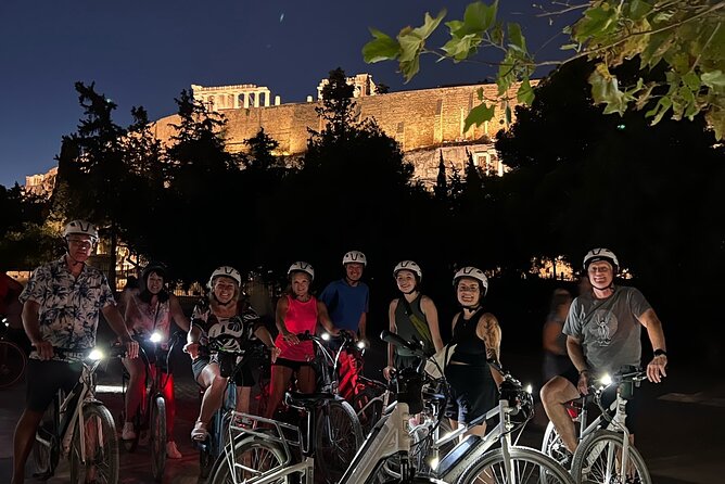 Electric Bike Tour of Athens by Night