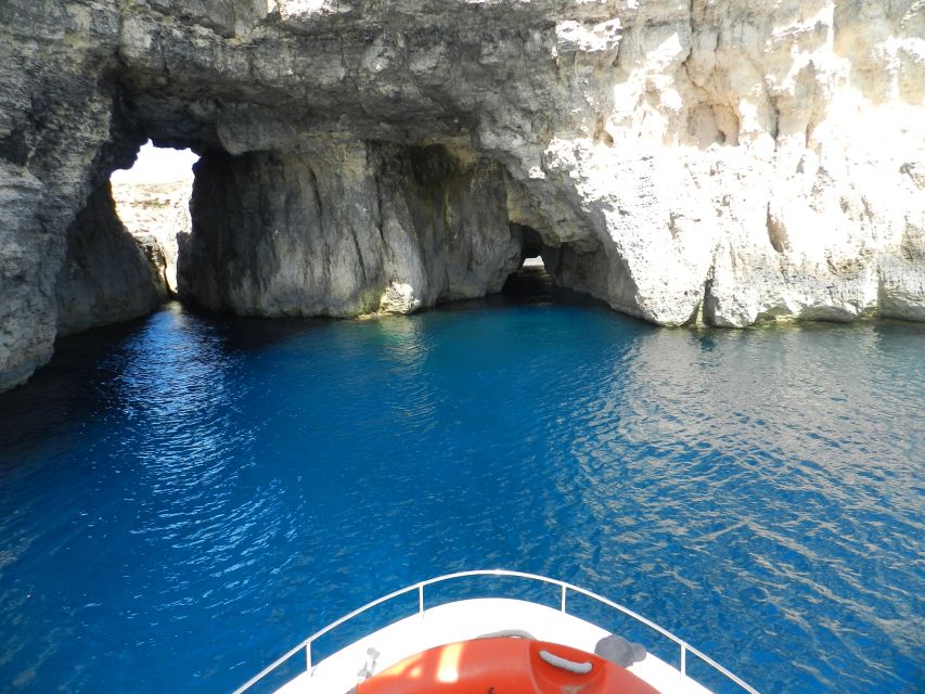 From Sliema: Comino, Crystal Lagoon, and Blue Lagoon Cruise - Comino Sea Caves Discovery