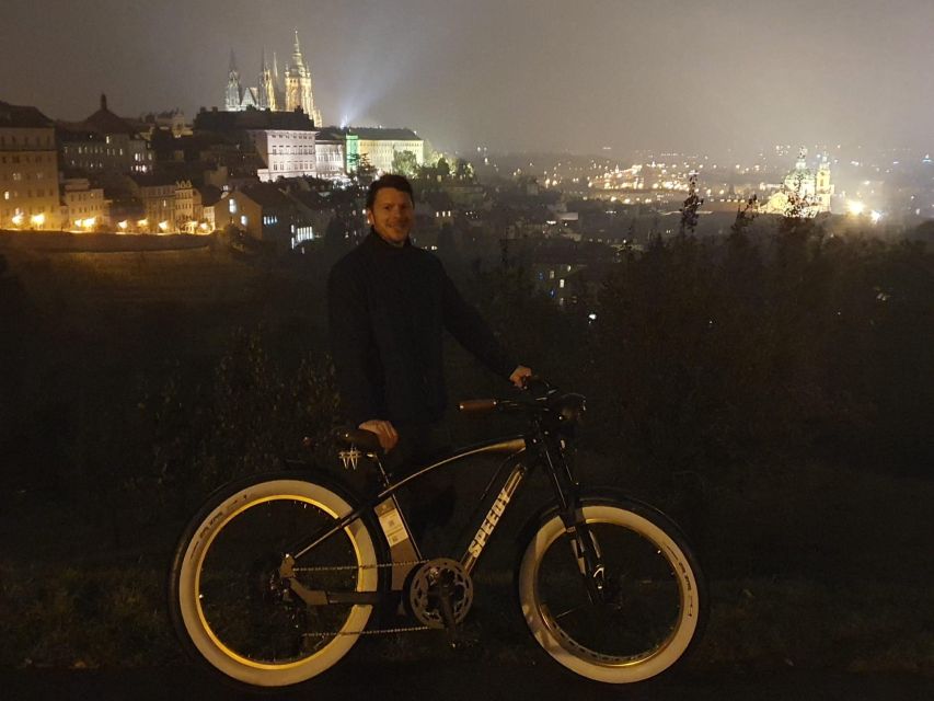 Gorgeous Prague Night Retro E-Bike Tour ( Live Guided ) - Common questions