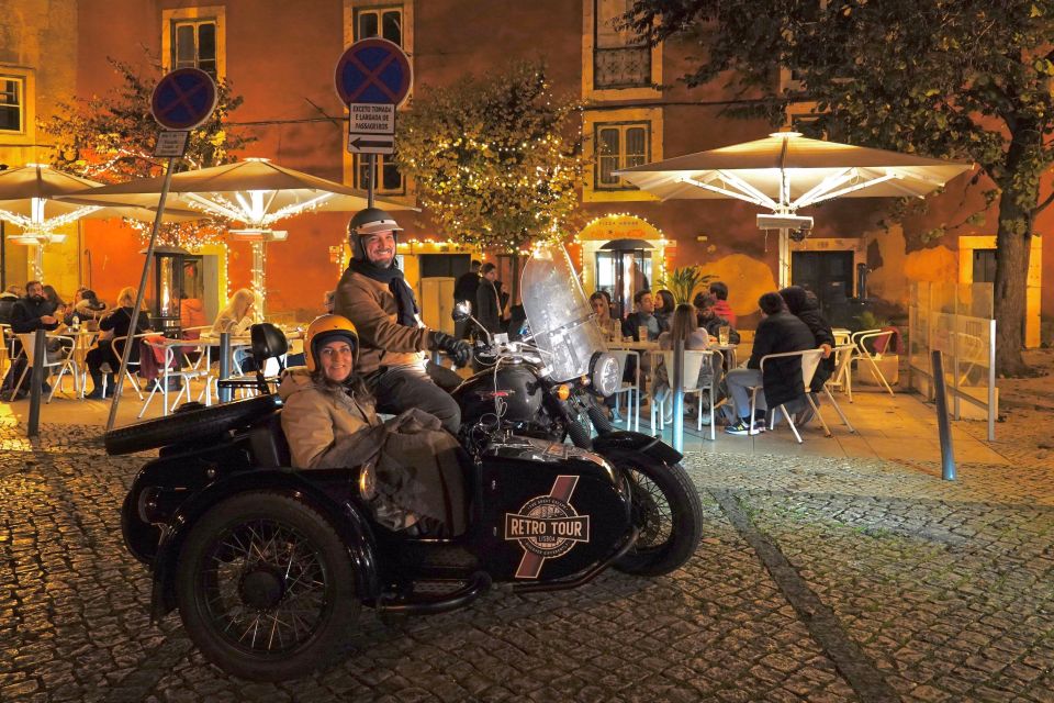 Lisbon : Private Motorcycle Sidecar Tour by Night - Common questions