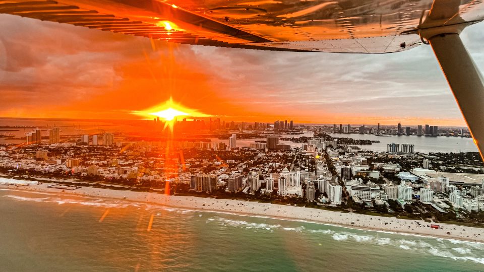 Miami Beach: Private Romantic Sunset Flight With Champagne - Special Offer
