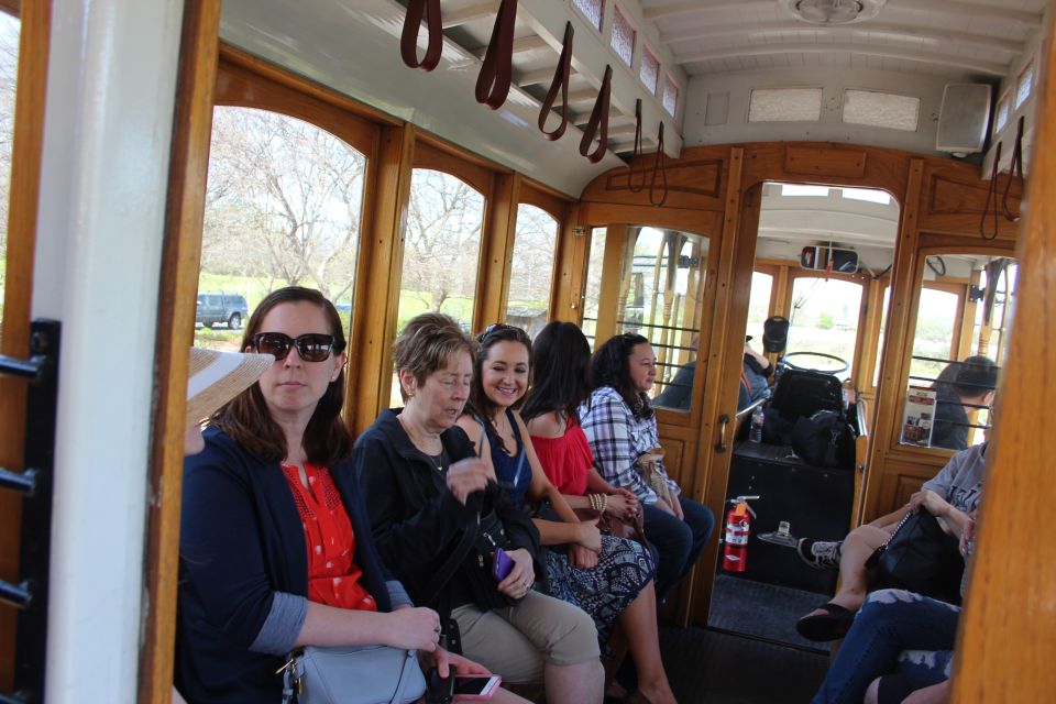 Napa Valley: Wine Tasting Tour by Open Air Trolley & Lunch - Tour Itinerary