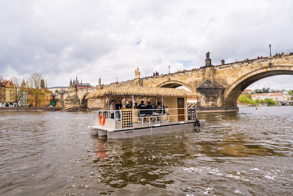Prague: Party Tiki Boat Sightseeing Cruise With Drinks - Meeting Point and Departure