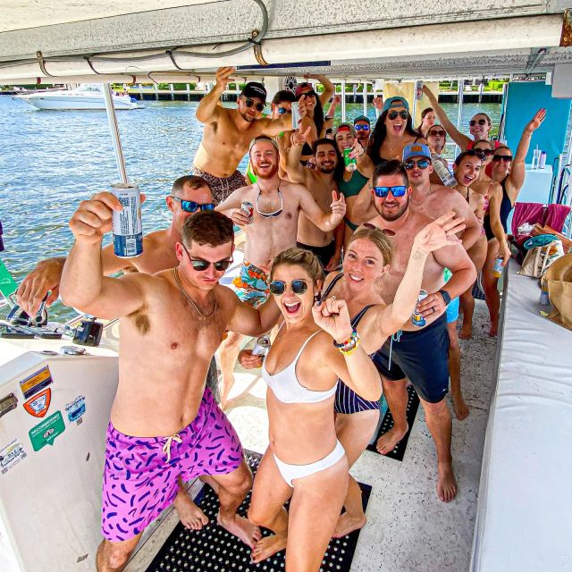 Private Double Decker Party Pontoon Rental - Boat Features and Amenities