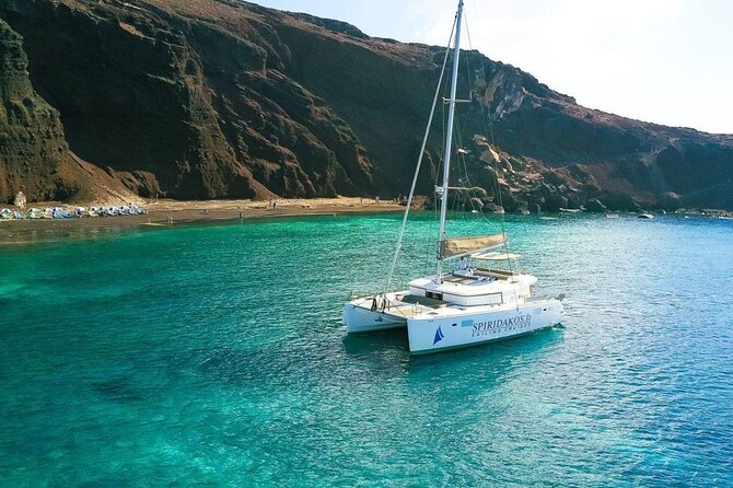 Private Sailing Catamaran in Santorini With BBQ Meal and Drinks - Common questions