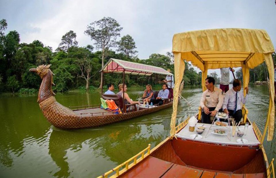 Angkor Bike Tour & Gondola Sunset Boat W/ Drinks & Snack - Common questions