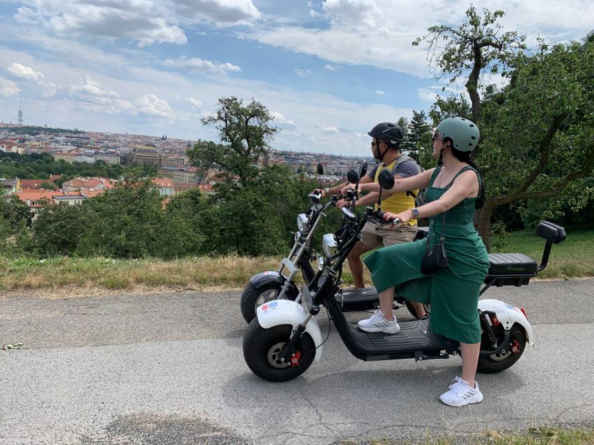 Prague 3H Grand Fat-Tire E-Scooter Tour With Panoramic Views - Common questions