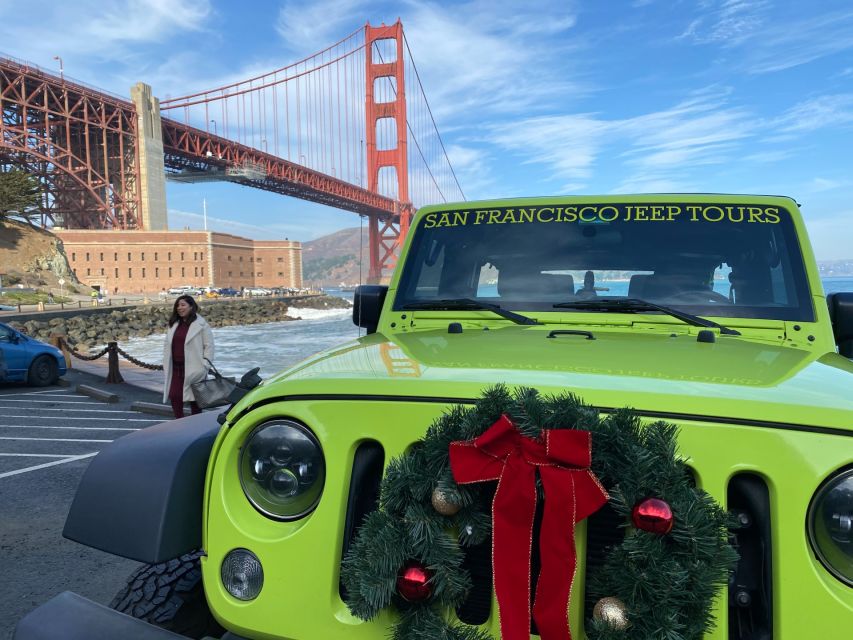 San Francisco: Holiday Lights Private Group Jeep Tour - Common questions