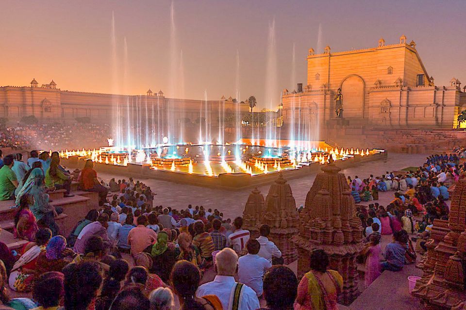 Akshardham: Exhibition, Light and Water Show With Transfers - Key Points