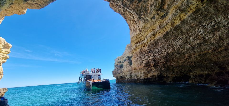 Albufeira: Coastline and Benagil Caves Tour by Catamaran - Key Points