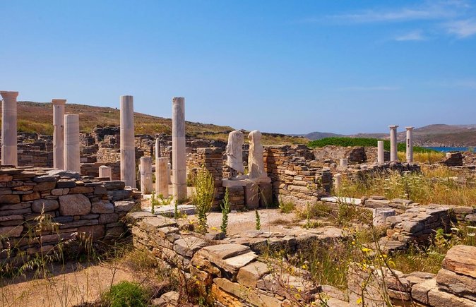 All Incl. Mykonos: Delos & Rhenia Beach up to 12 Pax-Free Trans - Just The Basics