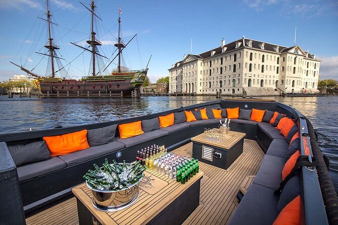 Amsterdam Canal Cruise With Live Guide and Onboard Bar - Key Points