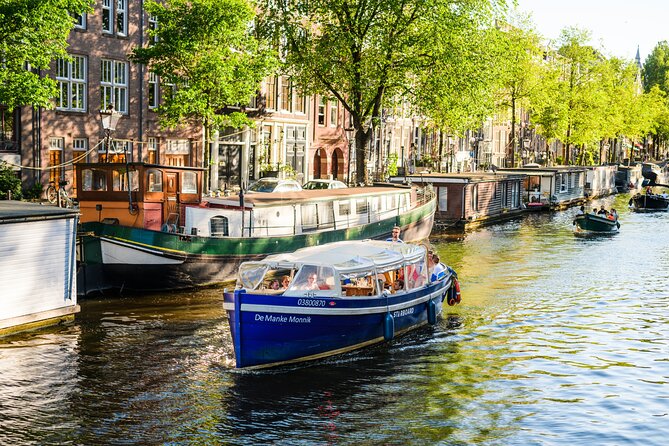 Amsterdam: German-Speaking Boat Trip With Bar on Board - Key Points