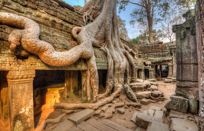 Angkor Wat Bayon Ta Prohm Temple Shared Tour - Key Points