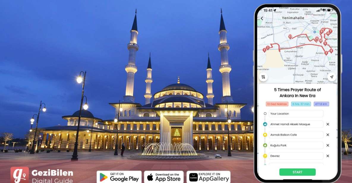 Ankara: 5 Times Prayer Route of Ankara In New Era - Key Points