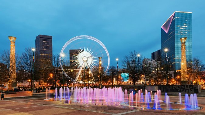 Atlanta by Night Small-Group Sightseeing Driving Tour - Just The Basics