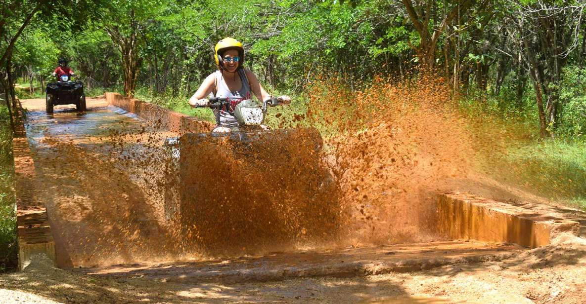 Atv Adventure and Bamboo Rafting With Limestone Foot Massage - Key Points