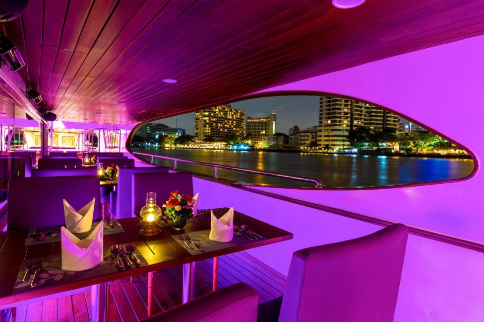 Bangkok: Chao Phraya River Luxury Dinner Cruise and Transfer - Key Points