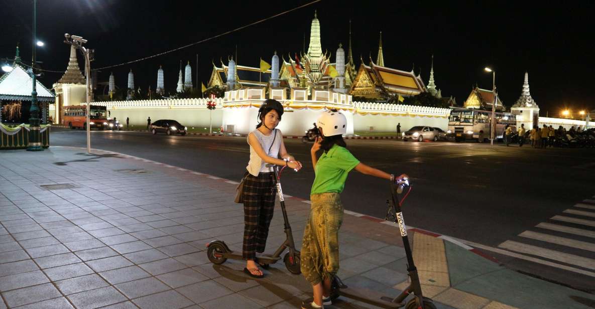 Bangkok: E-Scooter Night Tour With Local Street Food - Key Points