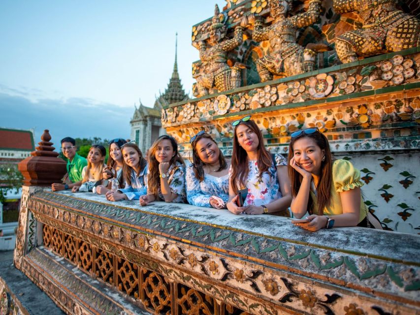 Bangkok: Grand Palace and Wat Arun Guided Walking Tour - Key Points