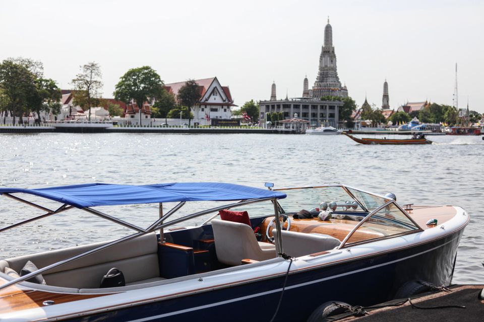 Bangkok: Private Luxury Speedboat Chaophraya River Cruise - Key Points