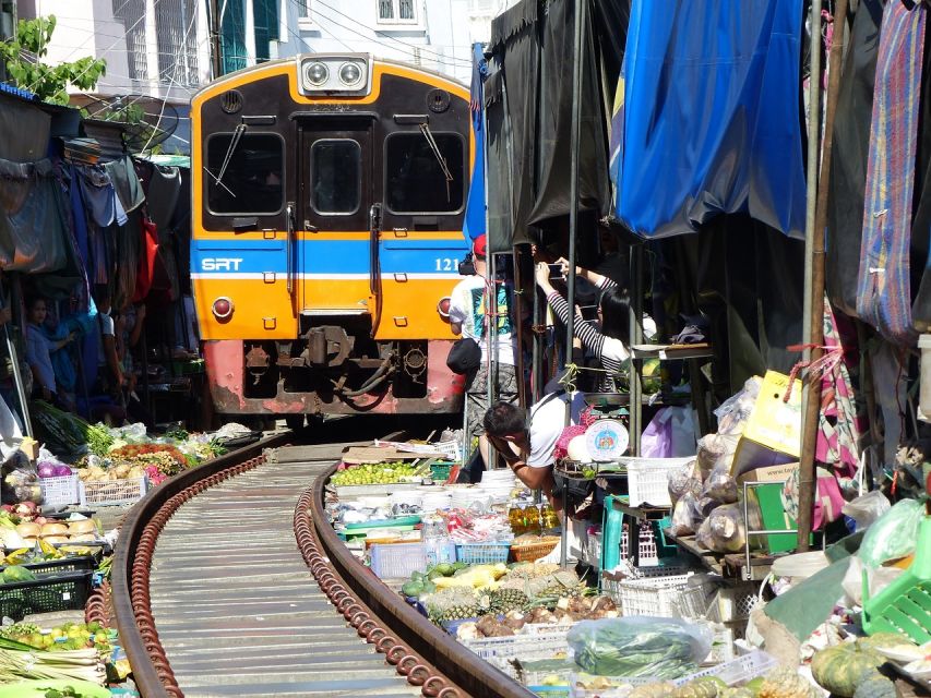 Bangkok: Railway & Floating Market Tour With Paddleboat Ride - Key Points