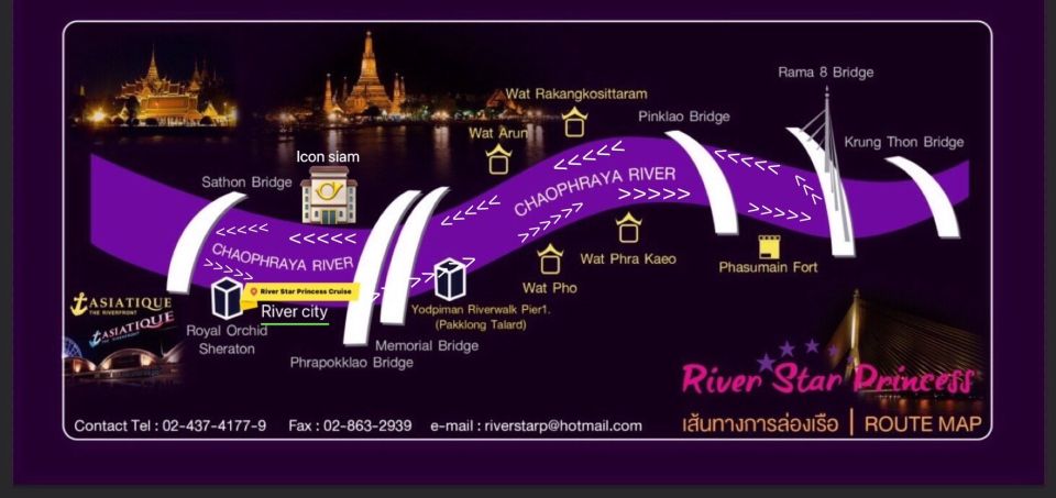 bangkok river star princess chao phraya dinner cruise Bangkok: River Star Princess Chao Phraya Dinner Cruise