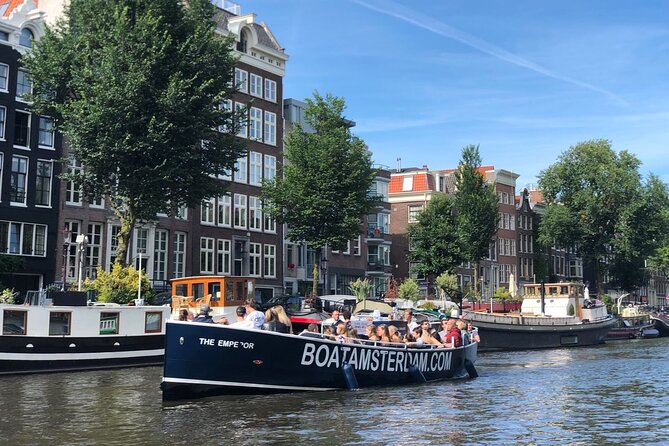 beautiful open boat canal cruise in amsterdam open bar included Beautiful (Open Boat) Canal Cruise in Amsterdam Open Bar Included