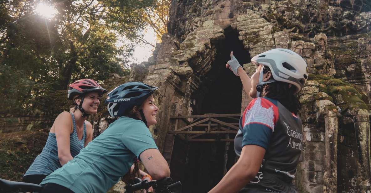 Bike the Angkor Temples Tour, Bayon, Ta Prohm With Lunch - Key Points