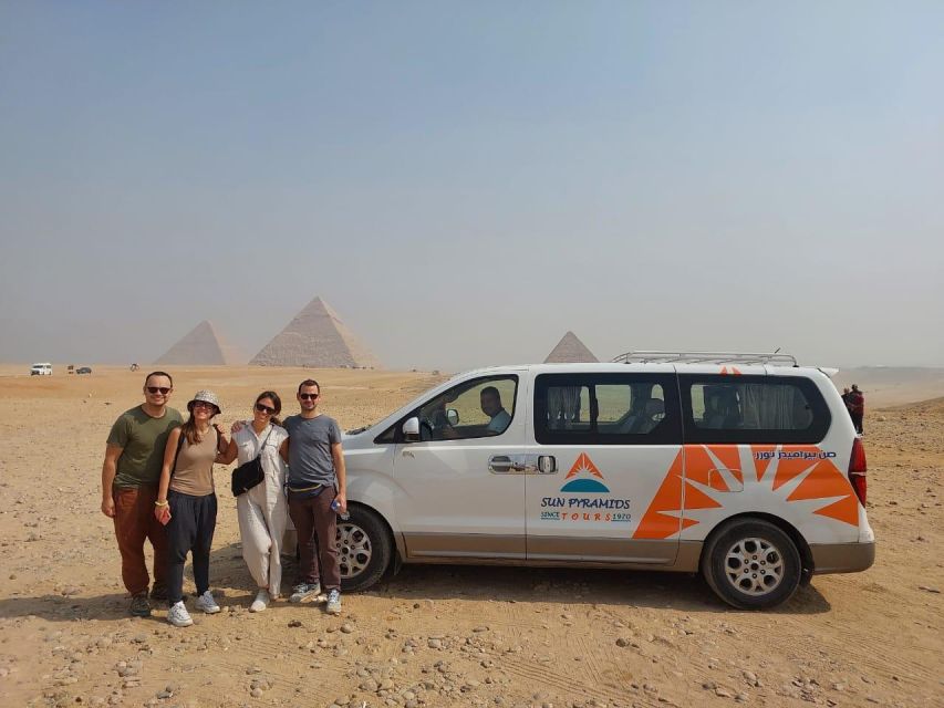 Cairo: Pyramids, Memphis, Sakkara, Dahshur & Bazaar Day Tour - Key Points