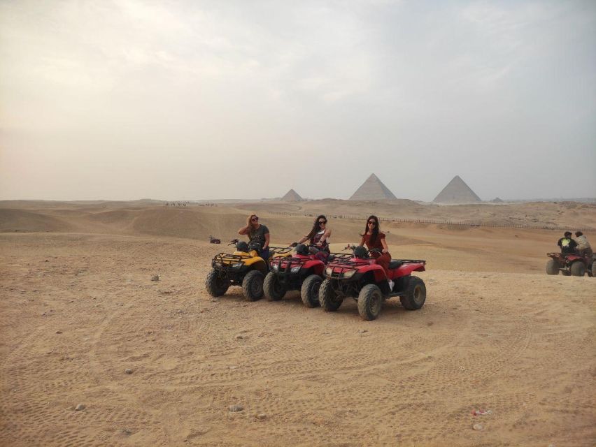 Cairo: Sunset Pyramids Quad Biking Adventure - Key Points