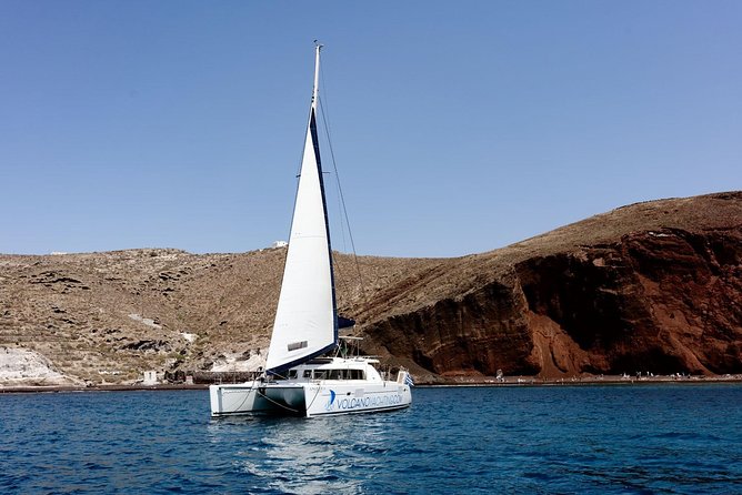 Caldera Cruise With Swim Stops, BBQ on Board and Drinks! - Key Points