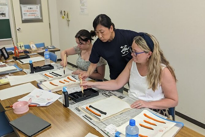 Calligraphy Experience at Ginza and Tsukiji Area - Key Points