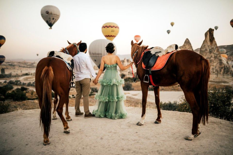 Cappadocia: Horse Riding With Balloons Above at Sunrise - Key Points