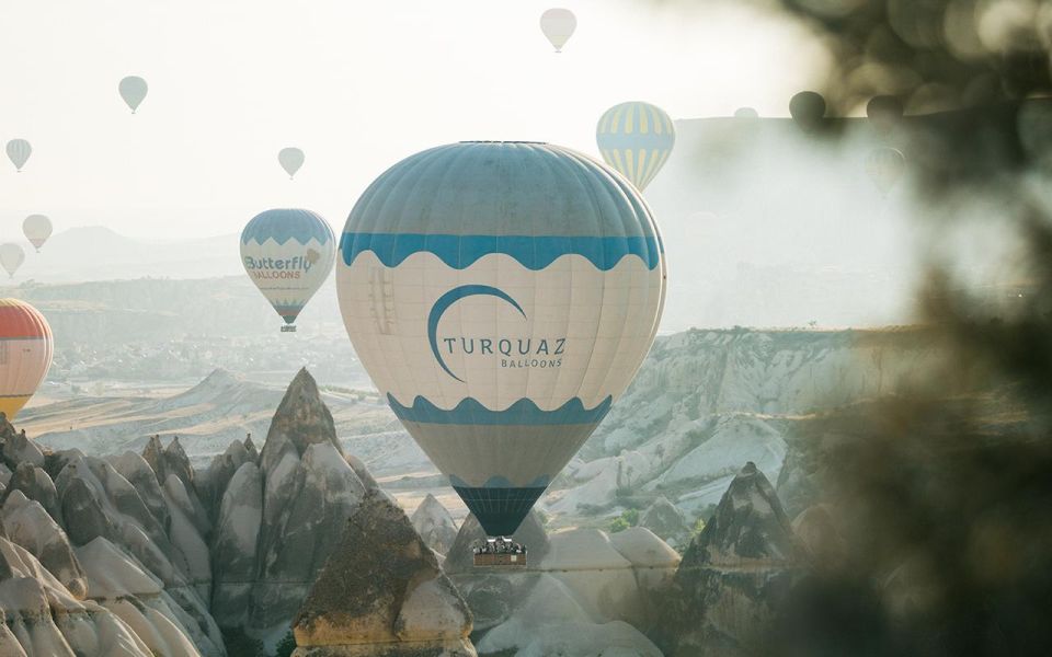 cappadocia hot air balloon tour with light breakfast Cappadocia: Hot Air Balloon Tour With Light Breakfast