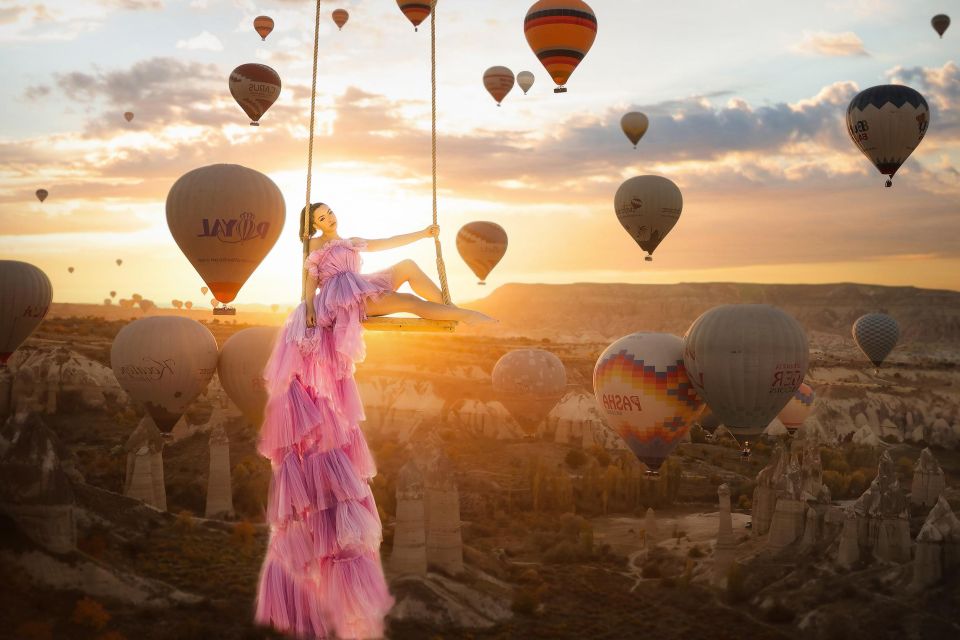 Cappadocia: Taking Photo With Swing at Hot Air Balloon View - Key Points