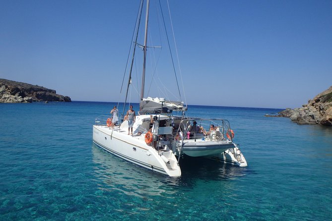 Catamaran Full Day Cruise: Poliegos - Kleftiko - Just The Basics