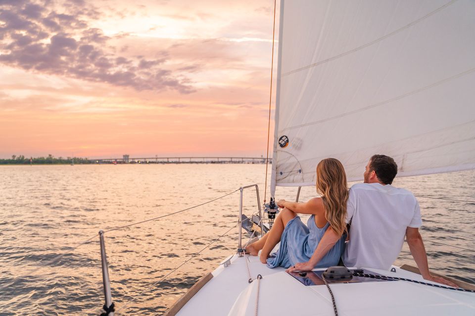 Charleston Harbor Private Luxury Daytime or Sunset Sail BYOB - Key Points