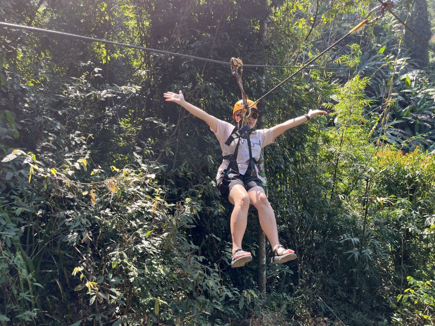 Chiang Mai: Sky Hawk Zip Lining With Transfer & Buffet Lunch - Key Points