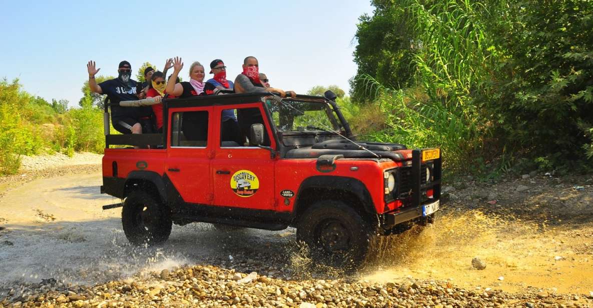 City of Side: Jeep Off-Road W/ Lunch & Waterfall & Boat Trip - Key Points