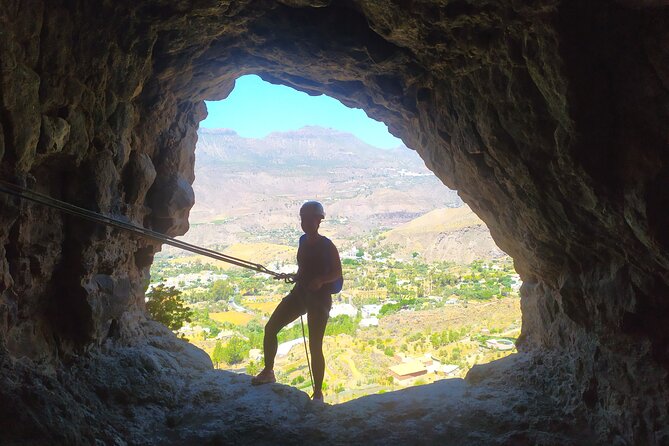 Climbing Zipline via Ferrata Cave. Adventure Route in Gran Canaria - Just The Basics