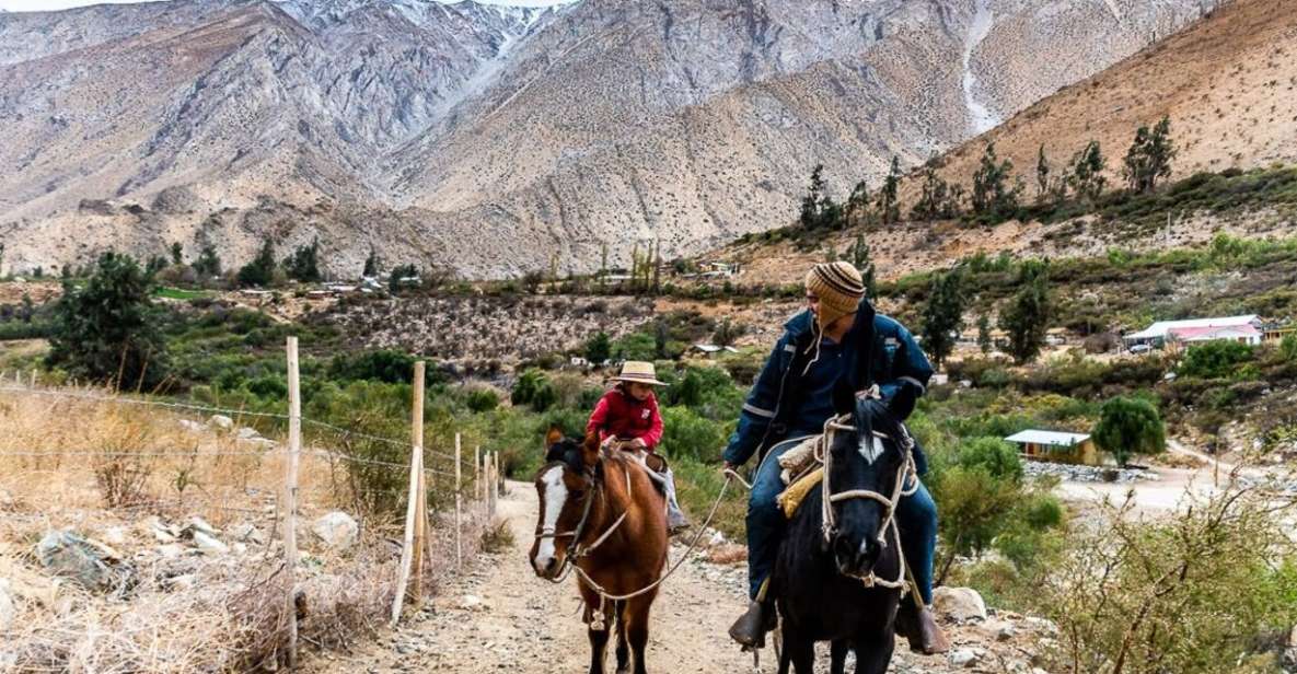 Cochiguaz: Horseback Riding, River and Mountain Range - Key Points