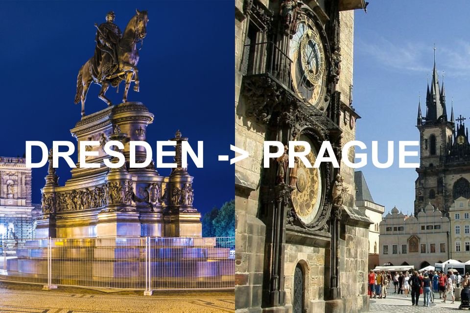 Dresden-Prague One-Way Sightseeing Journey - Key Points