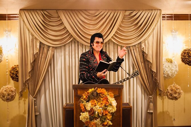 Elvis Themed Wedding or Vow Renewal at Graceland Chapel - Just The Basics