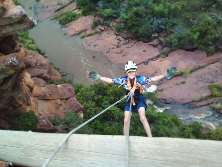 Extreme Abseil, 55m High With Lovely Hike Back to the Top. - Key Points