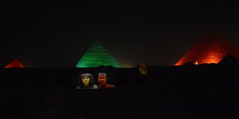 From Cairo: Giza Pyramids Tour With Light Show and Transfer - Key Points